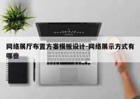 网络展厅布置方案模板设计-网络展示方式有哪些