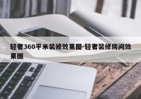 轻奢360平米装修效果图-轻奢装修房间效果图