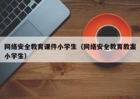 网络安全教育课件小学生（网络安全教育教案小学生）