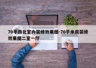 70平南北室内装修效果图-70平米房装修效果图二室一厅